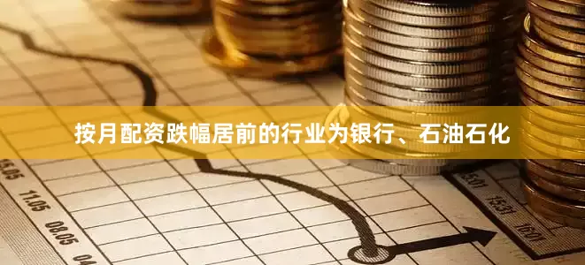 按月配资跌幅居前的行业为银行、石油石化
